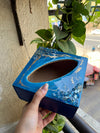 Resin Printed Wooden Tissue Paper Holder Box for Dining Room - Arteanu By Anushka