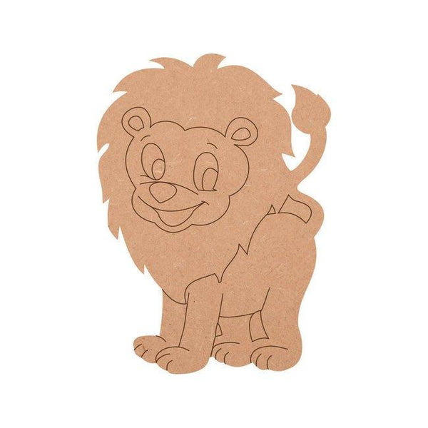 Lion Shape MDF Fridge Magnets Base - Arteanu By Anushka