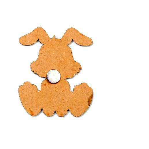 Rabbit Shape MDF Fridge Magnets Base - Arteanu By Anushka