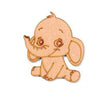 Elephant Shape MDF Fridge Magnets Base - Arteanu By Anushka