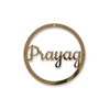 Customized Hanging Name Circle ( Acrylic ) - Arteanu By Anushka