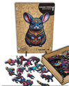 Mouse Jigsaw Puzzle for Adults and Kids | Laser Cut Premium Wood | Animal Shaped 3D Puzzle Pieces | Unique Gift By Think3D - Arteanu By Anushka