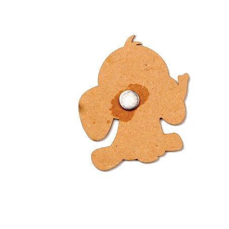 Elephant Shape MDF Fridge Magnets Base - Arteanu By Anushka