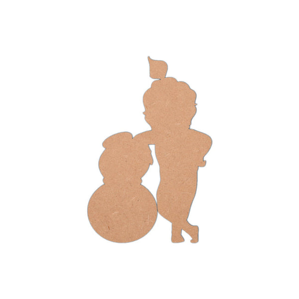 MDF Krishna Fridge Magnet 01 - Arteanu By Anushka