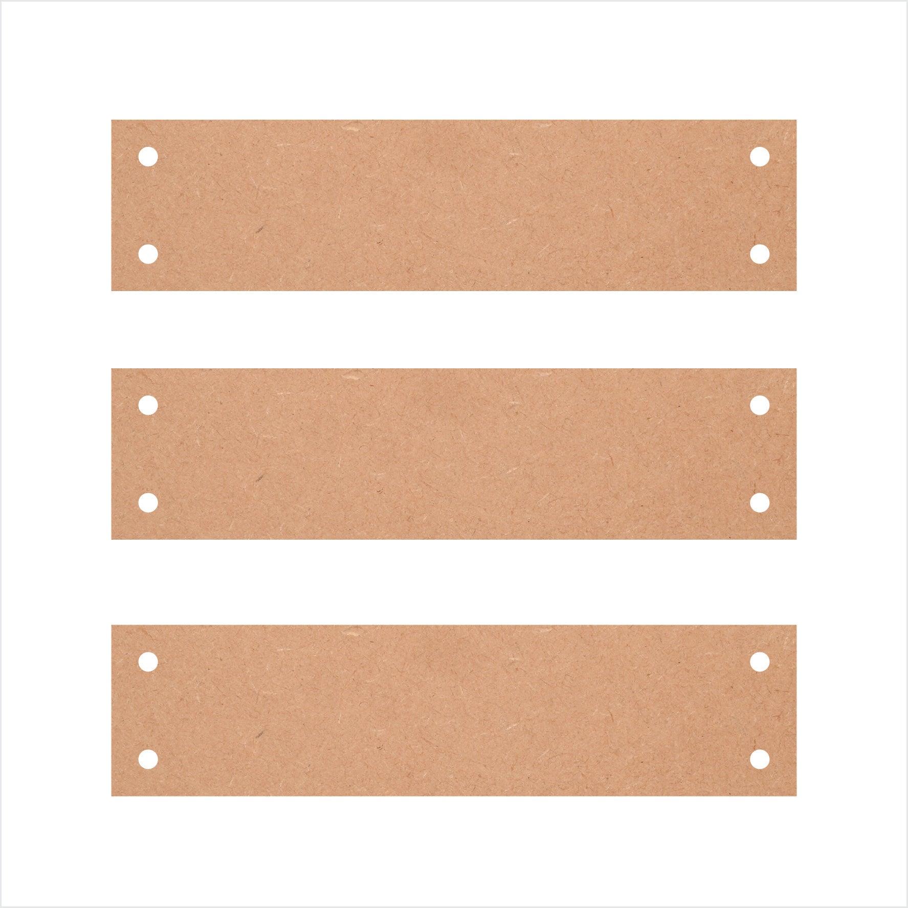 Plain Mdf Planks 6mm (Pack of 3) - Arteanu By Anushka