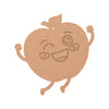 MDF Apple Fridge Magnet 01 - Arteanu By Anushka