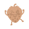 MDF Strawberry Fridge Magnet 01 - Arteanu By Anushka