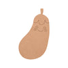MDF Brinjal Fridge Magnet - Arteanu By Anushka