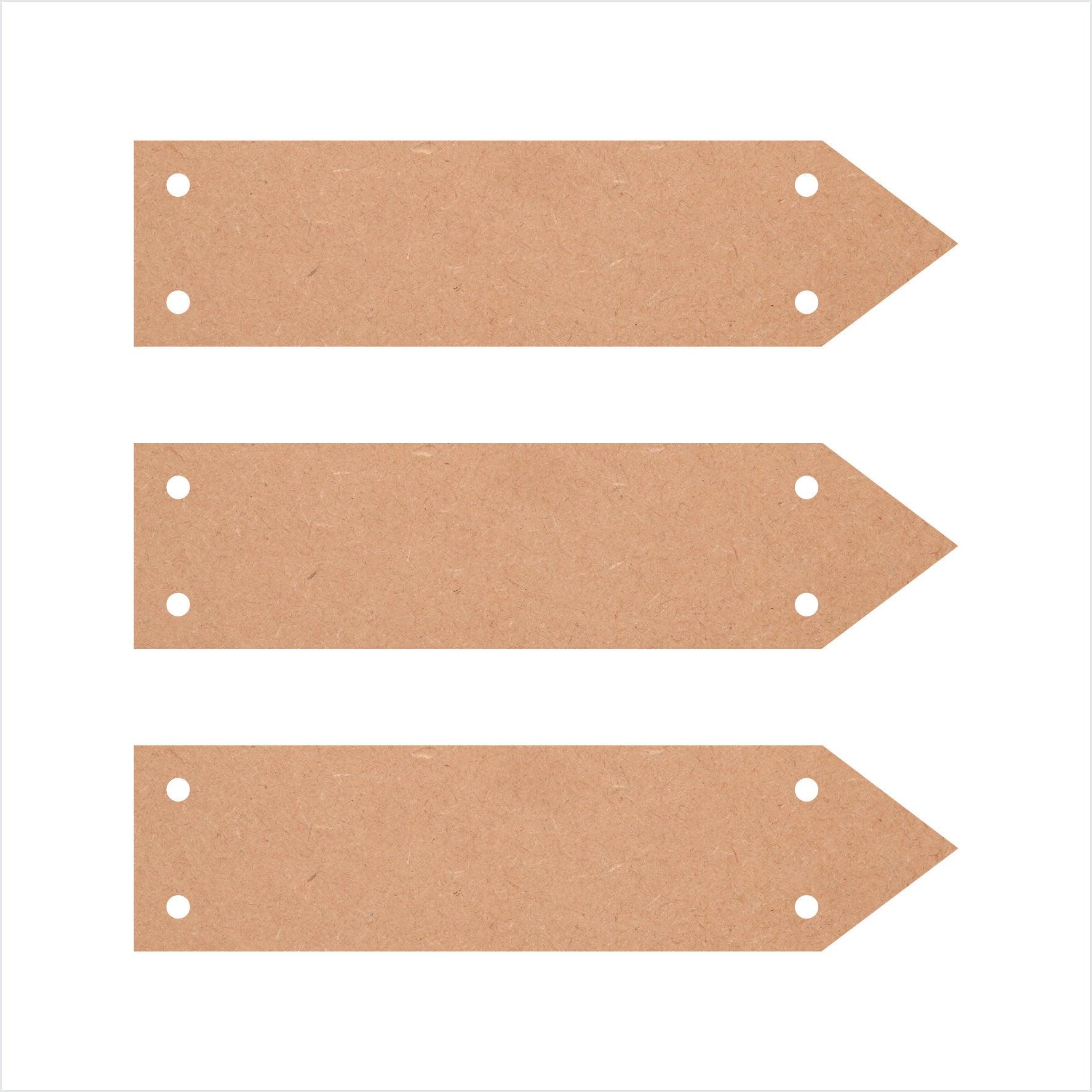 Plain Mdf Planks 6mm (Pack of 3) - Arteanu By Anushka