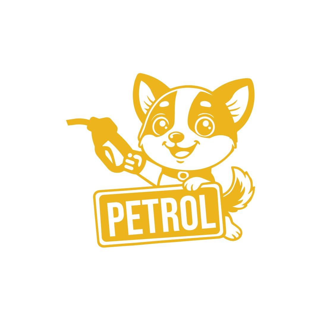 Bright Petrol Sticker for Car Fuel Cap
