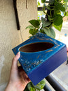 Resin Printed Wooden Tissue Paper Holder Box for Dining Room - Arteanu By Anushka