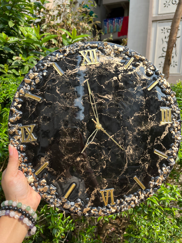 Resin Wall Clock 2 - Arteanu By Anushka