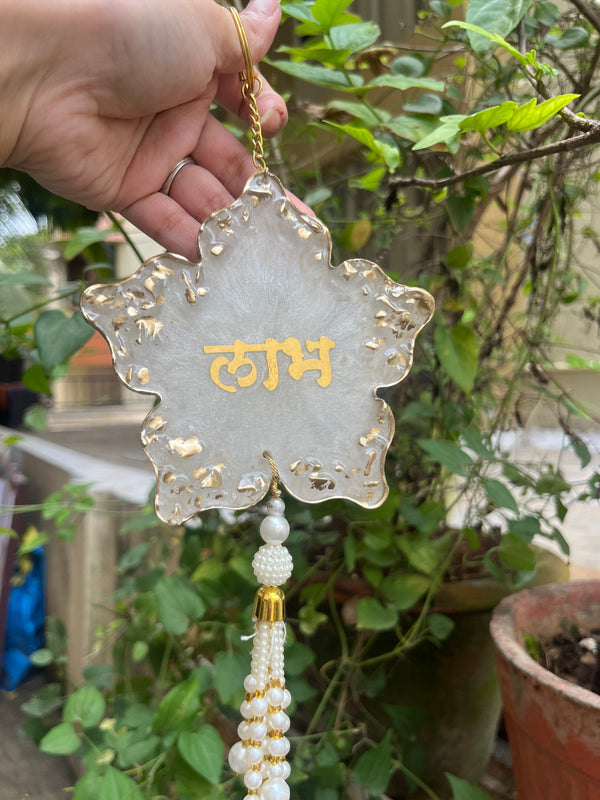 Resin Subh Labh Hangings - Arteanu By Anushka