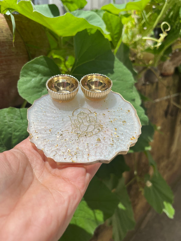 Resin Pooja Thali - Arteanu By Anushka