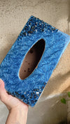 Rose Quartz Luxe Resin Tissue Box - Arteanu By Anushka