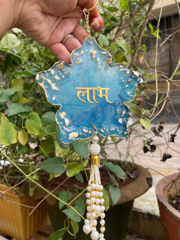 Resin Subh Labh Hangings - Arteanu By Anushka