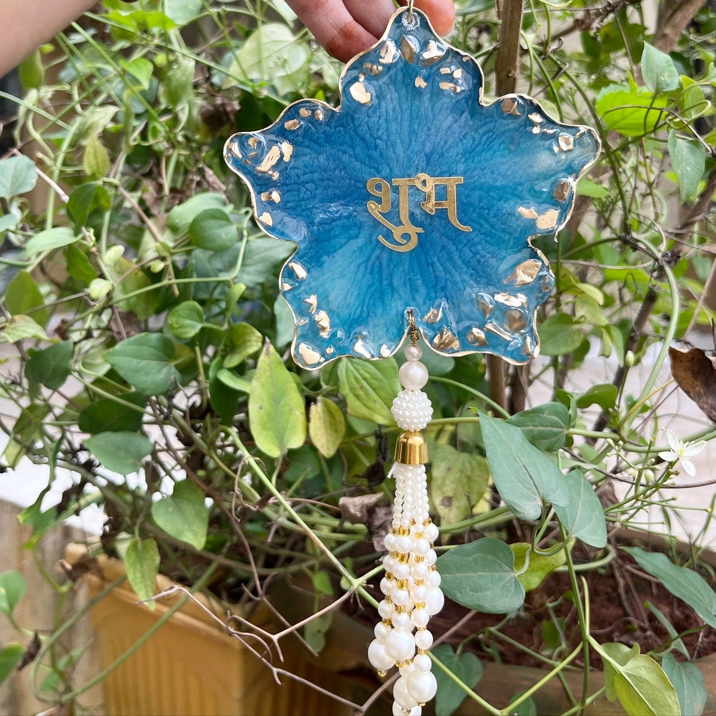 Resin Subh Labh Hangings - Arteanu By Anushka