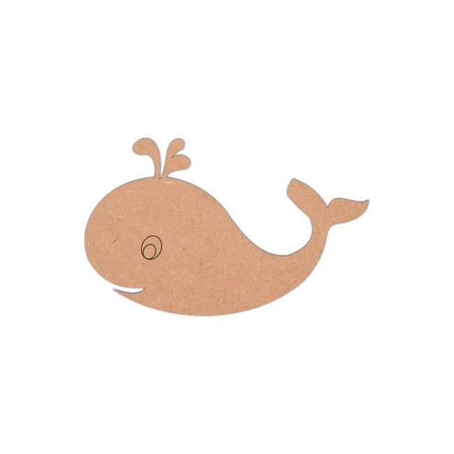 Baby Whale Shape MDF Fridge Magnets Base - Arteanu By Anushka