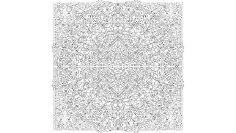 10 Layers, 700 x 700 mm, Multilayer Layer Design, Laser cut, SVG, AI, DXF, PNG, JPG, PDF - Arteanu By Anushka