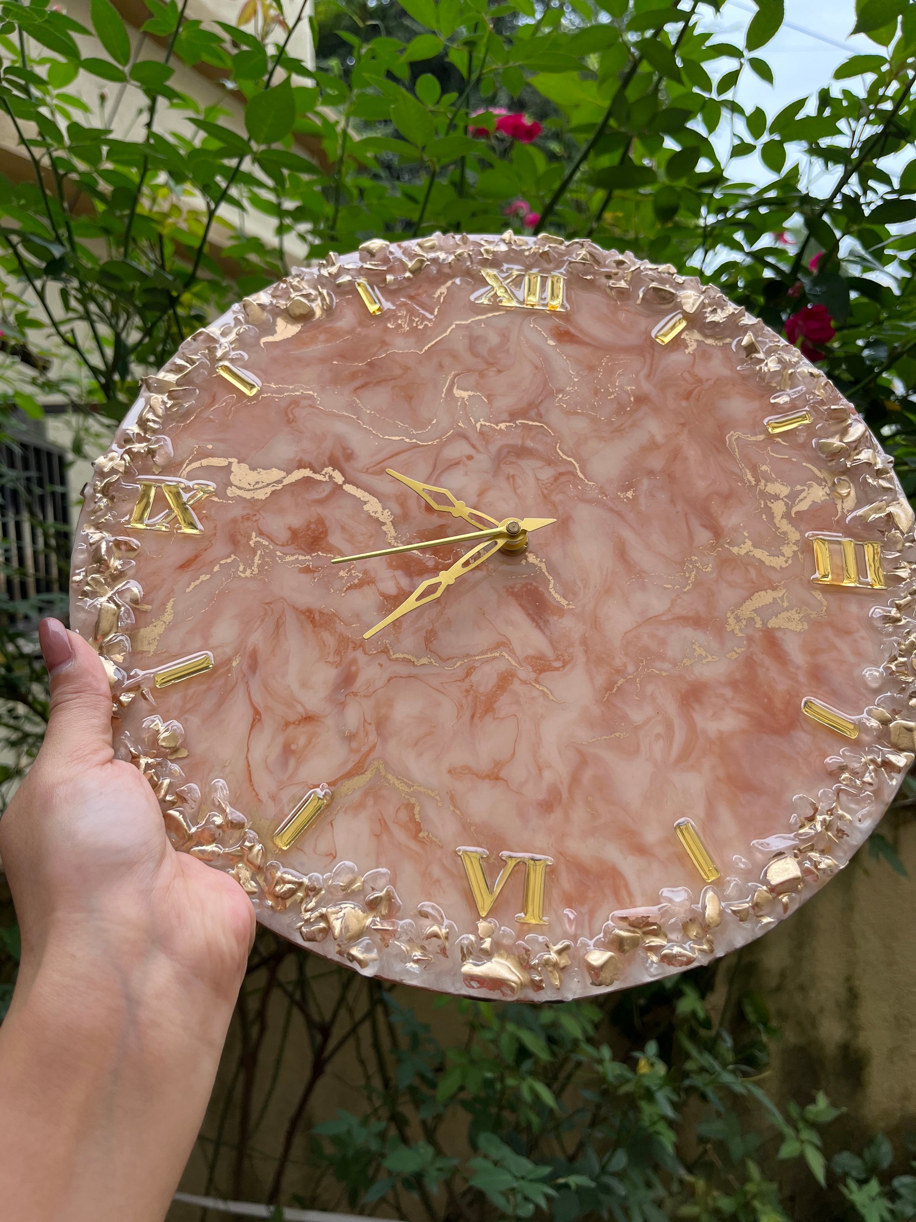 Resin Wall Clock 1 - Arteanu By Anushka