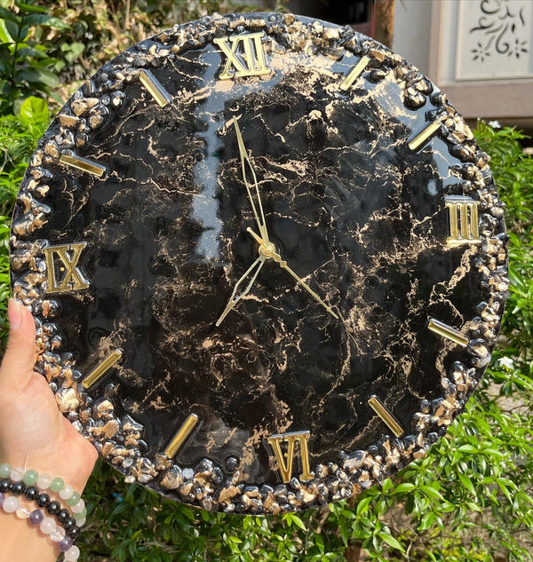 Resin Wall Clock 2 - Arteanu By Anushka
