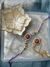 Royal Kundan Rakhi & Lumba Set - Arteanu By Anushka