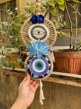 Evil Eye Hanging for Home Entrance | Handmade Nazar Protection Décor