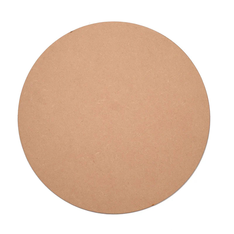 Plain Round Base Cutout MDF Design 1 - Arteanu By Anushka