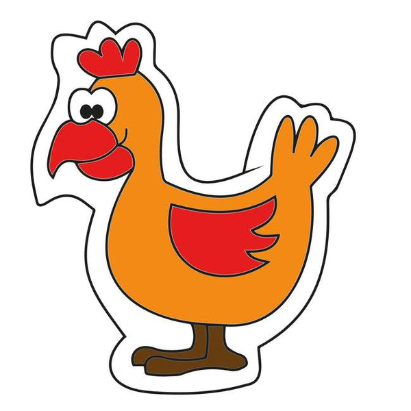 Rooster Shape MDF Fridge Magnets Base - Arteanu By Anushka