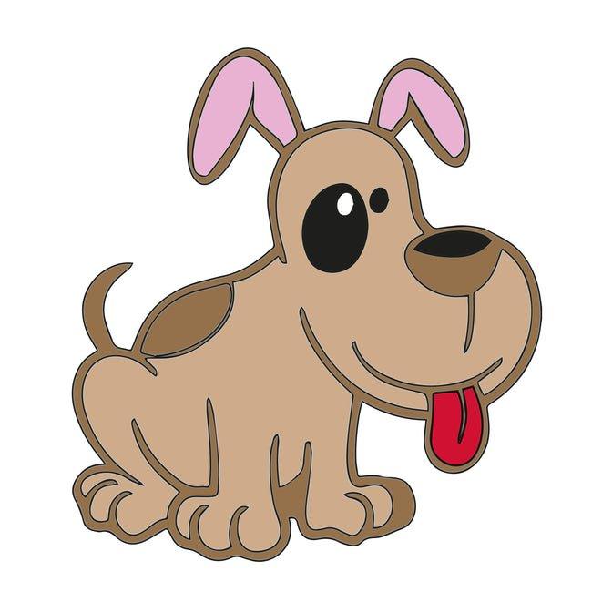 Dog Shape MDF Fridge Magnets Base - Arteanu By Anushka