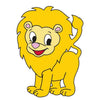 Lion Shape MDF Fridge Magnets Base - Arteanu By Anushka