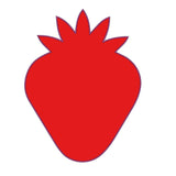 MDF Strawberry Fridge Magnet - Arteanu By Anushka
