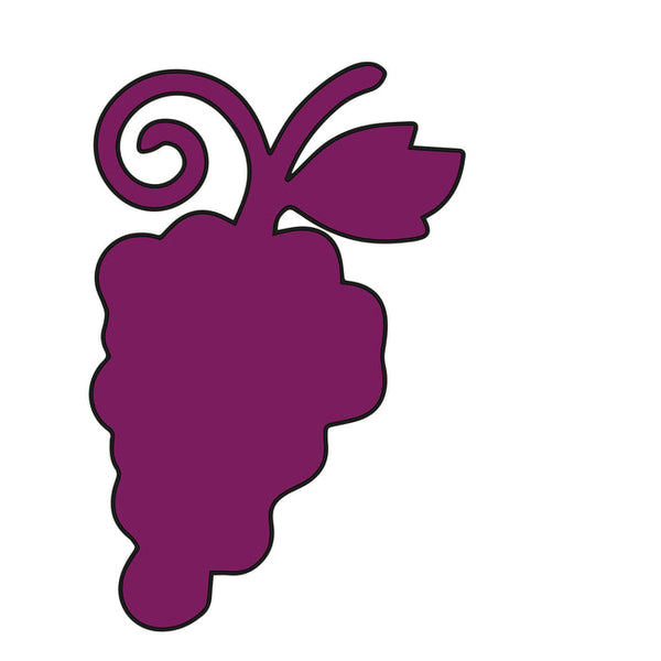 MDF Grapes Fridge Magnet - Arteanu By Anushka