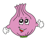 MDF Onion Fridge Magnet - Arteanu By Anushka