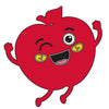 MDF Apple Fridge Magnet 01 - Arteanu By Anushka