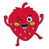 MDF Strawberry Fridge Magnet 01 - Arteanu By Anushka