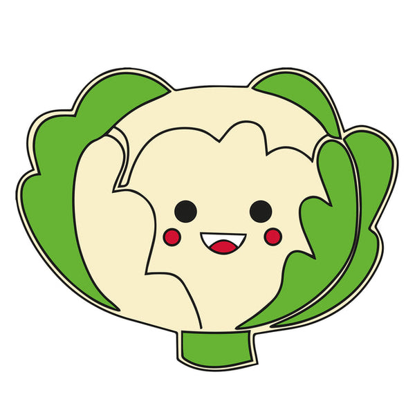 MDF Cabbage Fridge Magnet - Arteanu By Anushka