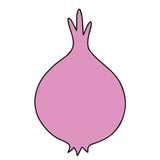 MDF Garlic Fridge Magnet 02 - Arteanu By Anushka