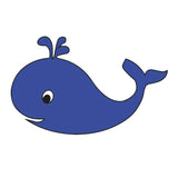 Baby Whale Shape MDF Fridge Magnets Base - Arteanu By Anushka