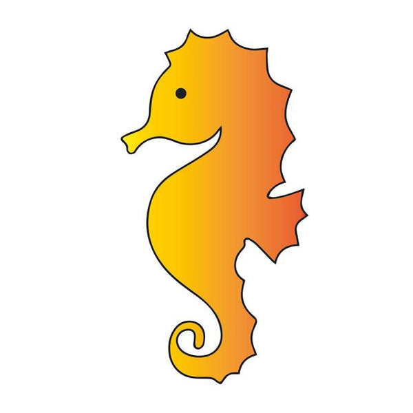 Seahorse Shape MDF Fridge Magnets Base - Arteanu By Anushka