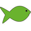 Fish Shape MDF Fridge Magnets Base - Arteanu By Anushka