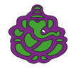 MDF Ganesha Fridge Magnet 02 - Arteanu By Anushka