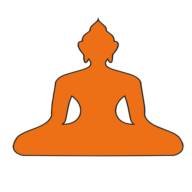 MDF Buddha Fridge Magnet - Arteanu By Anushka