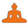 MDF Buddha Fridge Magnet - Arteanu By Anushka