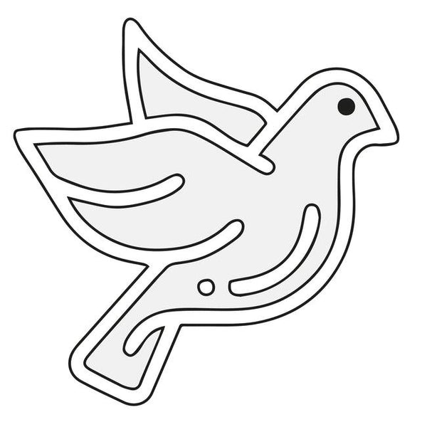 Dove Shape MDF Fridge Magnets Base - Arteanu By Anushka