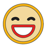 MDF Laugh Fridge Magnet - Arteanu By Anushka