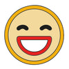 MDF Laugh Fridge Magnet - Arteanu By Anushka