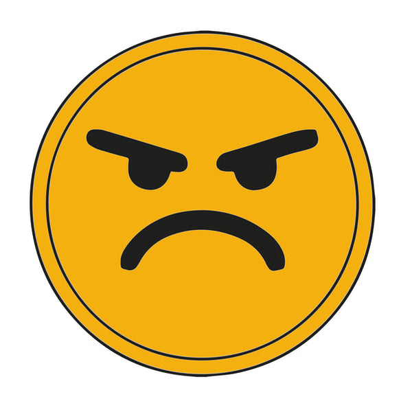 MDF Angry Fridge Magnet - Arteanu By Anushka