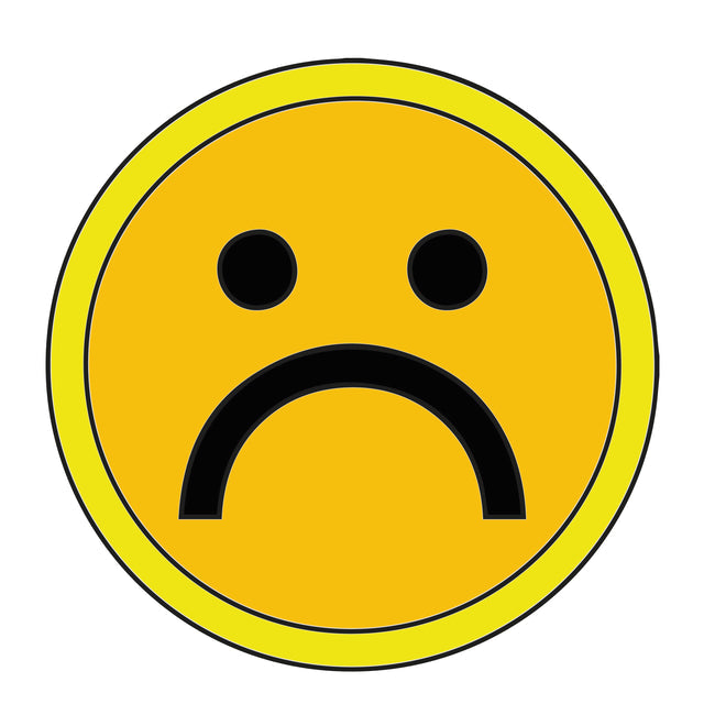 MDF Sad Fridge Magnet 01 - Arteanu By Anushka