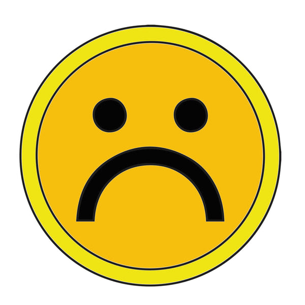 MDF Sad Fridge Magnet 01 - Arteanu By Anushka